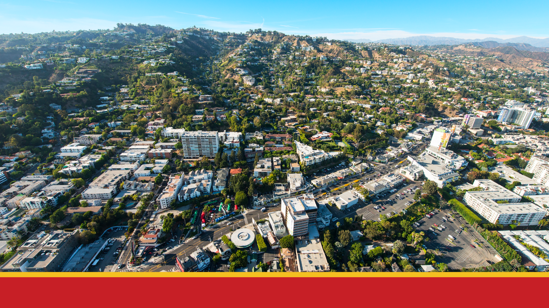 Aerial image of the City of West Hollywoof