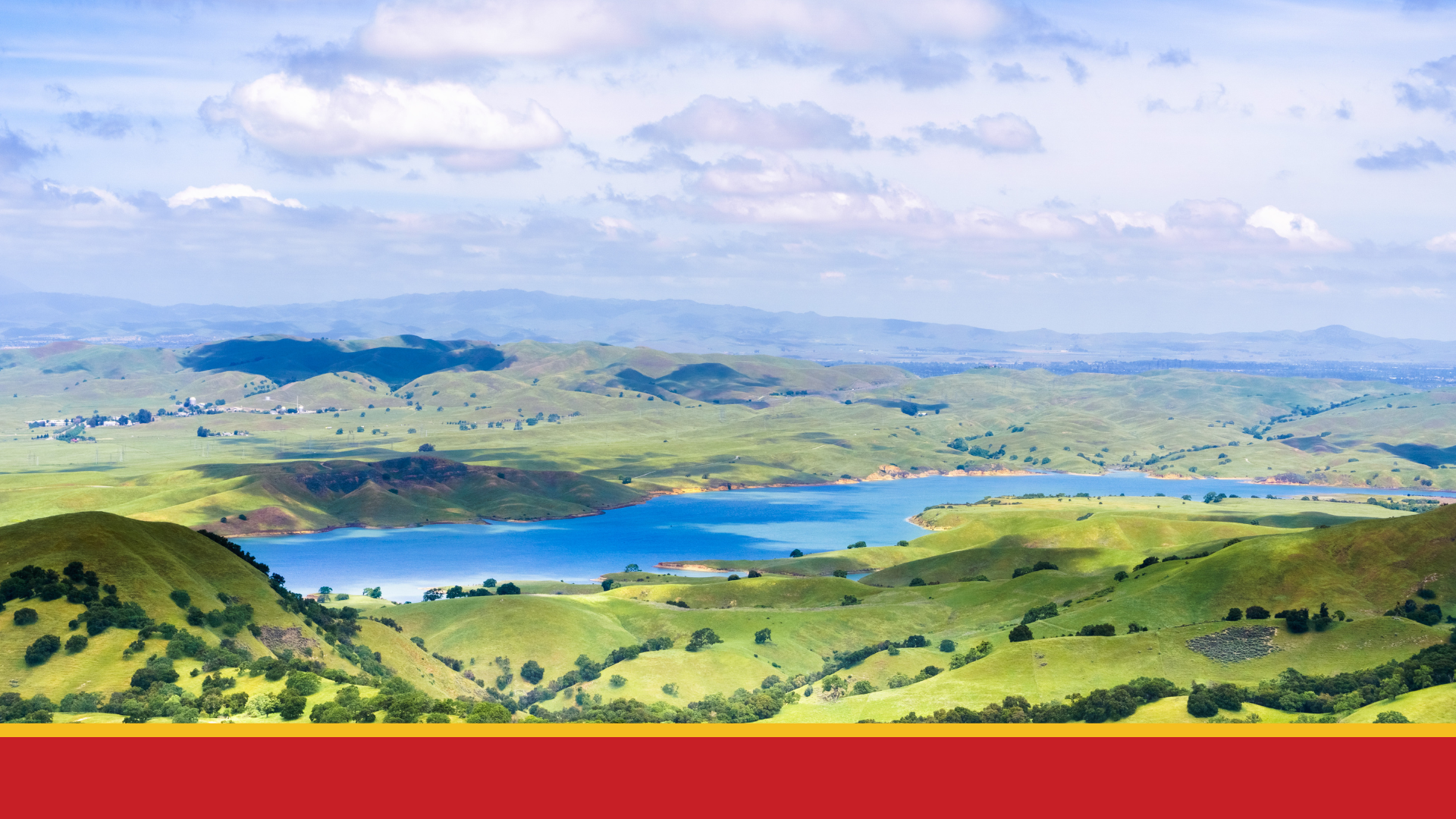 Aerial image of nature in Alameda County