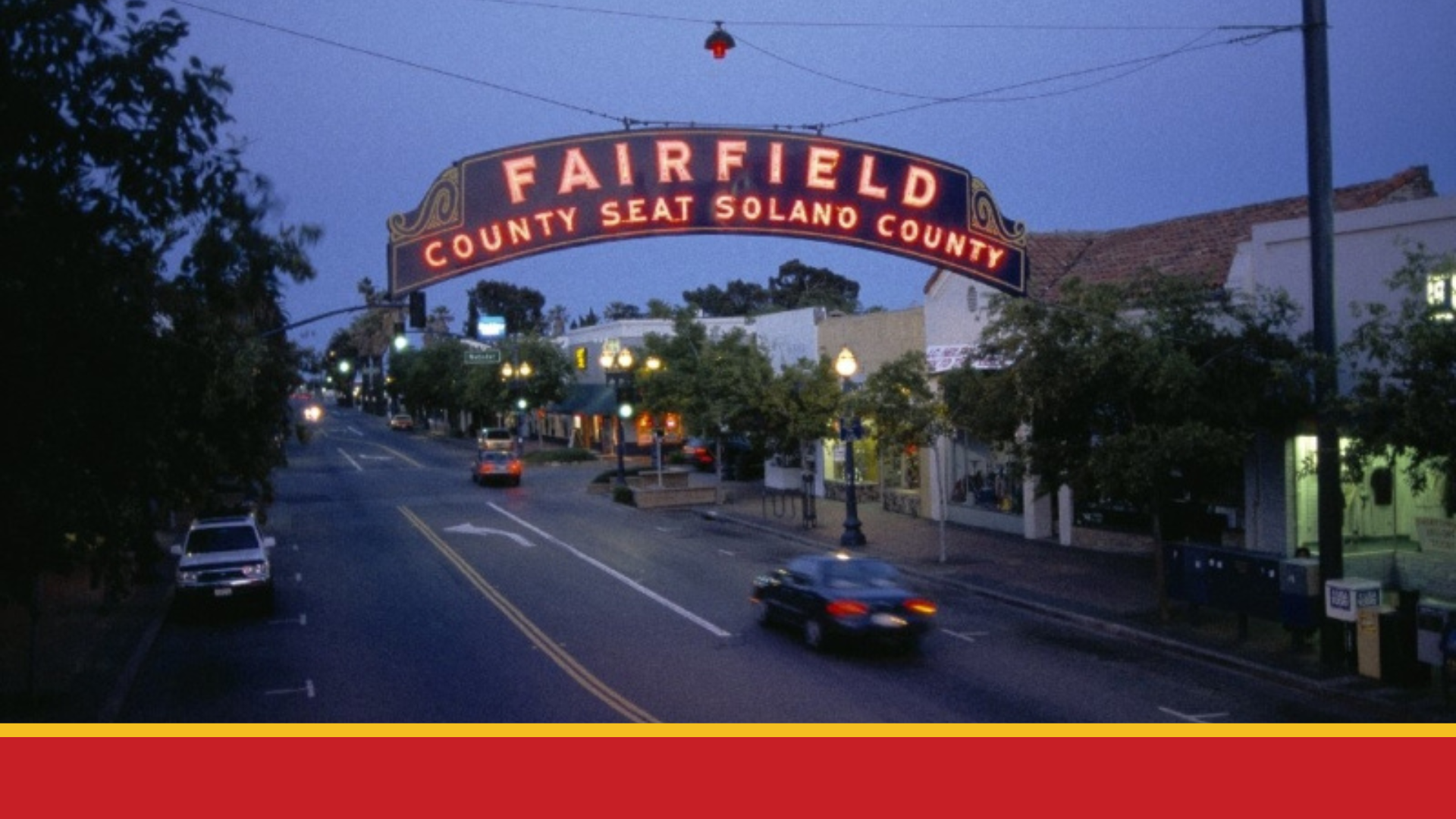 City of Fairfield sign