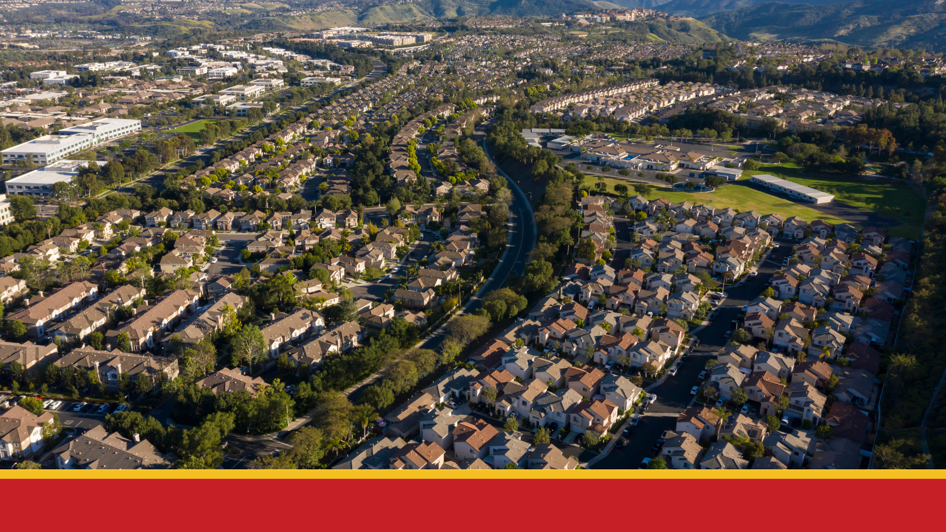 Aerial image of the City of Aliso Viejo