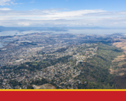Aerial view of the City of El Cerrito and the City of Richmond
