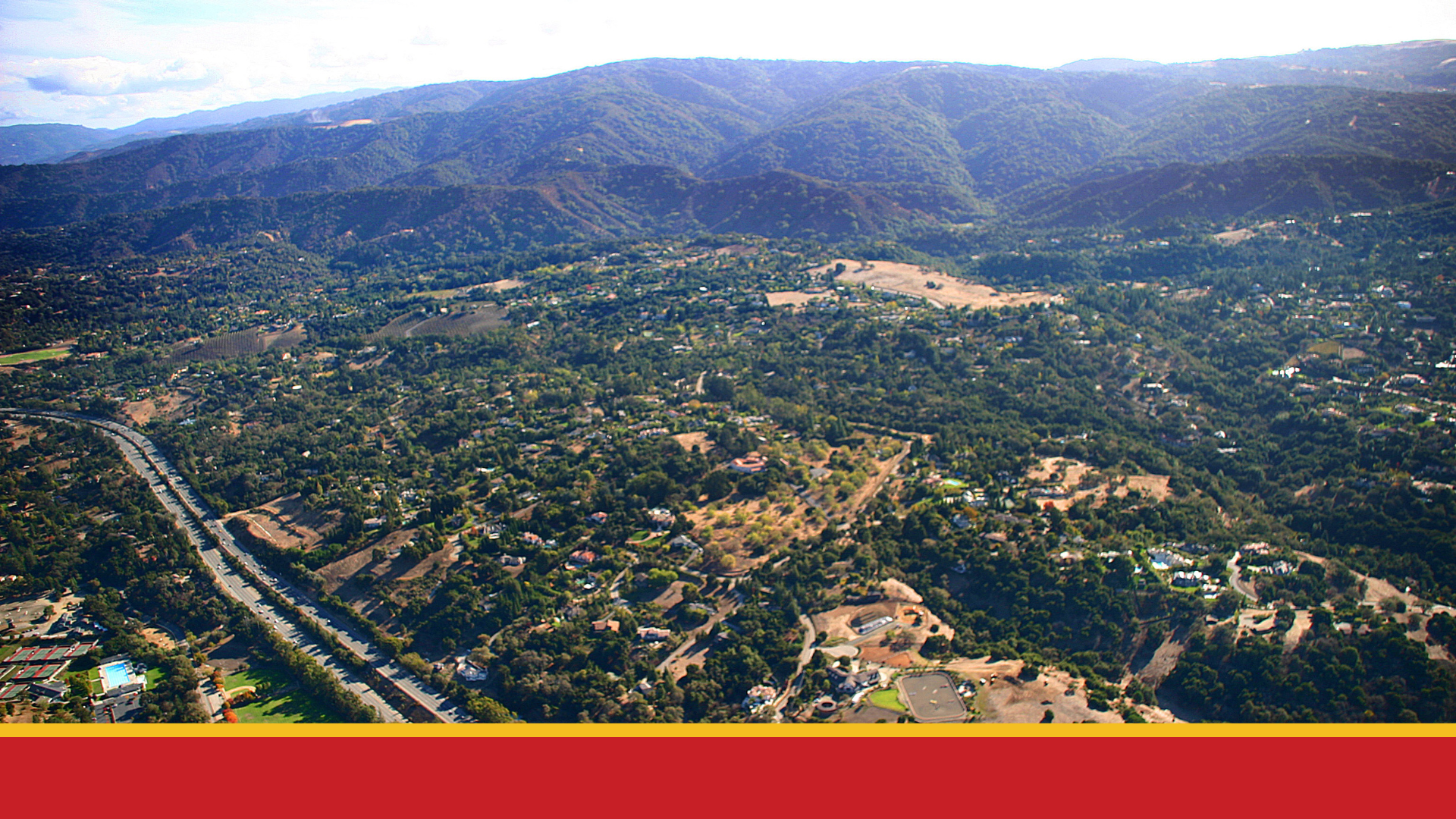 Aerial image of Los Altos Hills