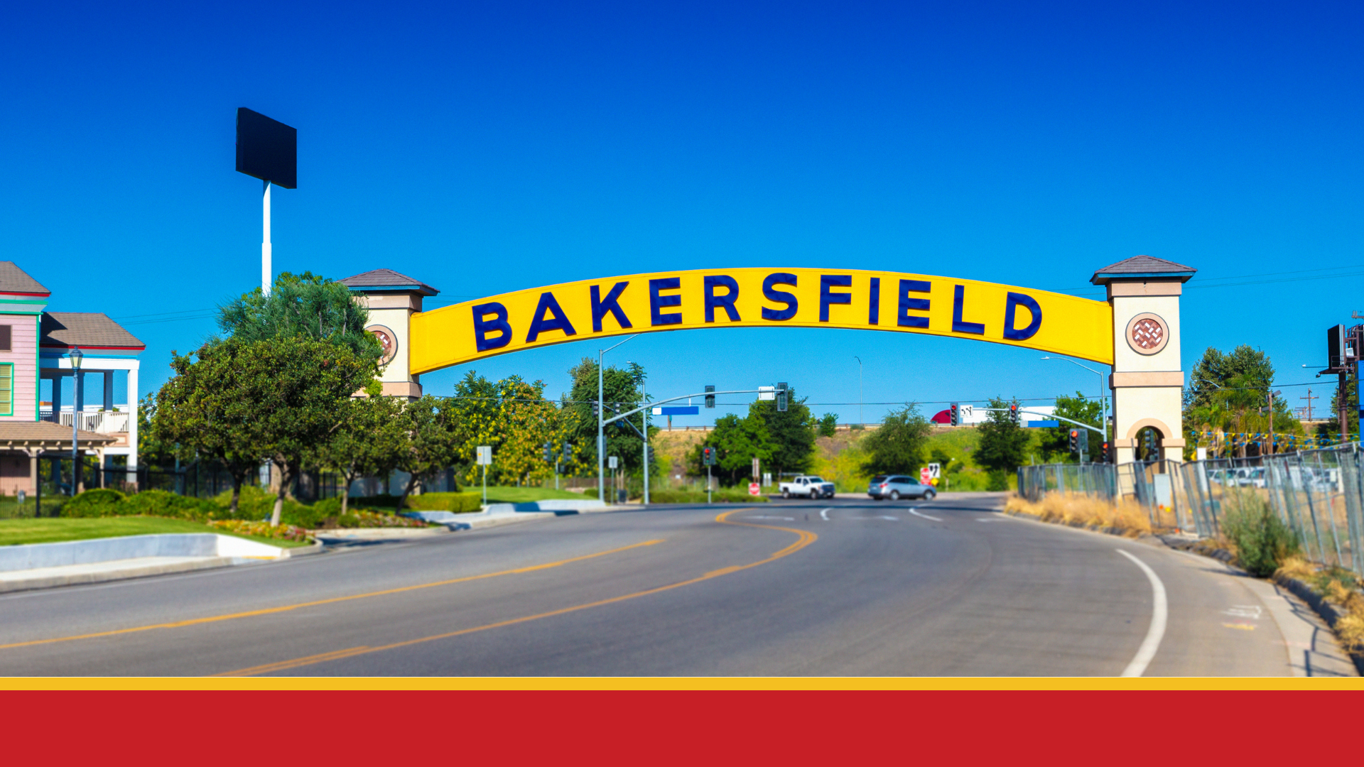 City of Bakersfield road sign