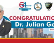 Congratulations Dr. Julian Gold, CCCA President
